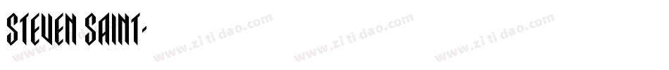 Steven Saint字体转换